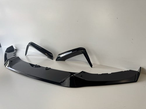 CARBON FIBRE STYLE FRONT SPLITTER FOR BMW 4 SERIES F32 F33 F36 M SPORT MAD LIP