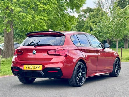 FOR BMW 1 SERIES F20 F21 REAR DIFFUSER LIP 135/140 LOOK LCI GLOSS BLACK 2015+