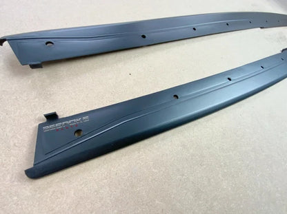 FOR BMW F30 F31 M MATTE BLACK SIDE SKIRT EXTENSION LIP M PERFORMANCE 2012-2019