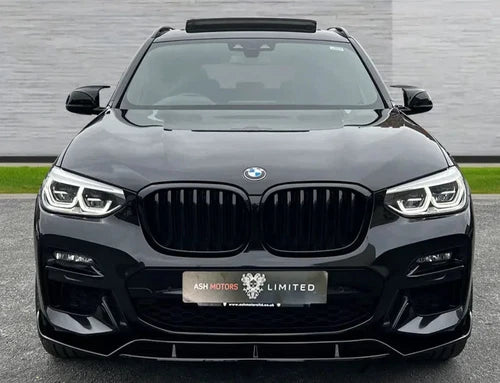 FOR BMW X3 G01 X4 GO2 FRONT SPLITTER LIP FIT 2017 + LIP SPOILER M PERFORMANCE