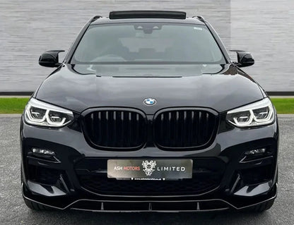 FOR BMW X3 G01 X4 GO2 FRONT SPLITTER LIP FIT 2017 + LIP SPOILER M PERFORMANCE