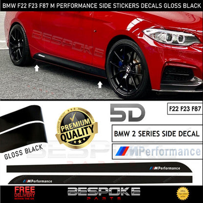 GLOSS BLACK FRONT SPLITTER FOR BMW 4 SERIES F32 F33 F36 M SPORT MAD STYLE LIP