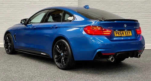 MATT BLACK SIDE STICKER SKIRT DECALS FOR BMW 4 SERIES F32 F33 F36 M PERFORMANCE