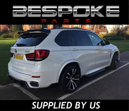 FOR BMW X5 M F15 PERFORMANCE REAR ROOF SPOILER BOOT WING LIP 2013 + GLOSS BLACK