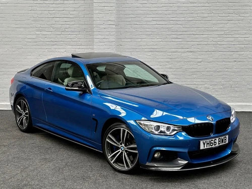 FOR BMW 4 SERIES M SPORT F32 F33 F36 FRONT CARBON FIBRE LOOK SPLITTER BUMPER LIP