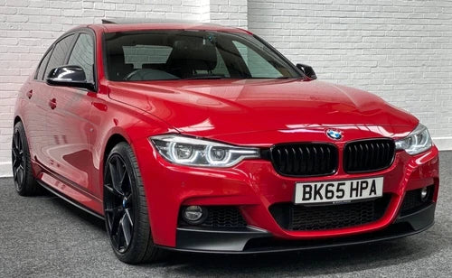 FRONT LIP SPLITTER MATTE BLACK FOR BMW 3 SERIES F30 F31 M SPORT SPOILER BUMPER