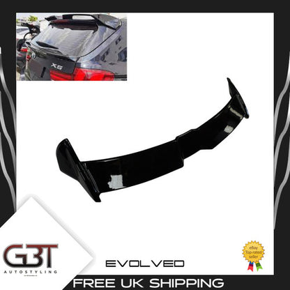 FOR BMW X5 F15 GLOSS BLACK REAR DIFFUSER LIP M PERFORMANCE BODY KIT SKIRT 13+