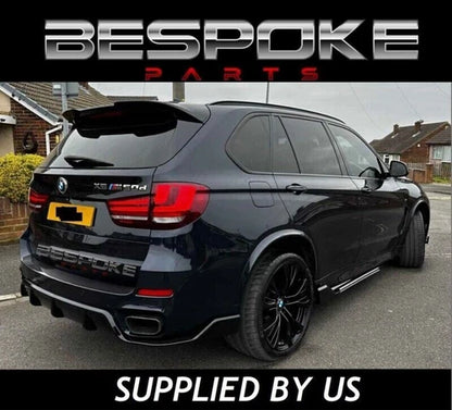 FOR BMW X5 M F15 PERFORMANCE REAR ROOF SPOILER BOOT WING LIP 2013 + GLOSS BLACK