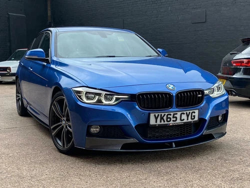 FOR BMW 3 SERIES F30 F31 FRONT SPLITTER SPOILER LIP M PERFORMANCE CARBON LOOK