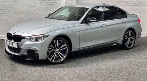 MATTE BLACK VINYL STICKER SKIRT DECALS FOR BMW 3 SERIES F30 F31 M PERFORMANCE