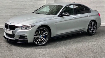 MATTE BLACK VINYL STICKER SKIRT DECALS FOR BMW 3 SERIES F30 F31 M PERFORMANCE