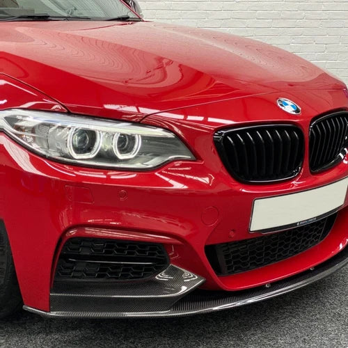 FOR BMW 2 SERIES F22 F23 FRONT SPLITTER FIT SPOILER LIP CARBON M PERFORMANCE 13+