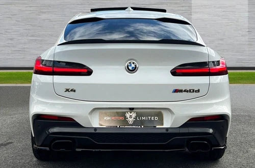 FOR BMW X4 G02 M SPORT REAR BOOT TRUNK LIP SPOILER X4M STYLE 2018+ GLOSS BLACK