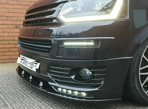 New It's free to sell on eBay Excludes Vehicles and business sellers Sell one like this  Share VW SPORTLINE STYLE DRL FRONT SPLITTER BUMPER + LOWER SPOILER 2010 FOR VW T5 T5.1