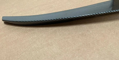 FOR BMW 4 SERIES F36 M4 V STYLE M SPORT STYLE REAR BOOT LID SPOILER LIP CARBON