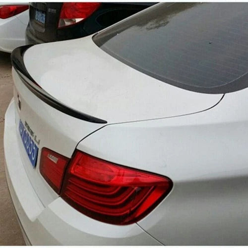 FOR BMW 5 SERIES F10 M SPORT REAR TRUNK LID LIP BOOT SPOILER GLOSS BLACK 10-16