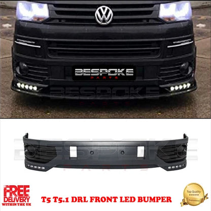 New It's free to sell on eBay Excludes Vehicles and business sellers Sell one like this  Share VW SPORTLINE STYLE DRL FRONT SPLITTER BUMPER + LOWER SPOILER 2010 FOR VW T5 T5.1