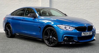 MATT BLACK SIDE STICKER SKIRT DECALS FOR BMW 4 SERIES F32 F33 F36 M PERFORMANCE