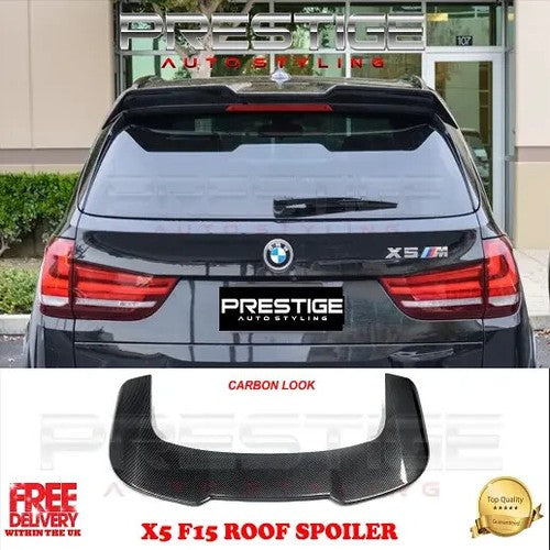 FOR BMW X5 M F15 PERFORMANCE REAR ROOF SPOILER BOOT WING LIP 2013 + GLOSS BLACK