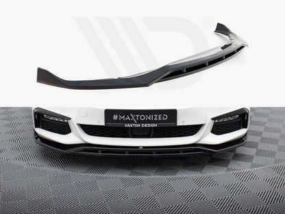 FOR BMW 5 SERIES F10 F11 M5 M SPORT LIP FRONT SPLITTER GLOSS BLACK M PERFORMANCE