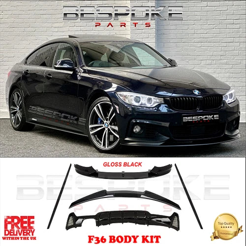BMW 4 SERIES F32 F33 F36 FRONT LIP REAR DIFFUSER SPLITTER M PERFORMANCE BODY KIT