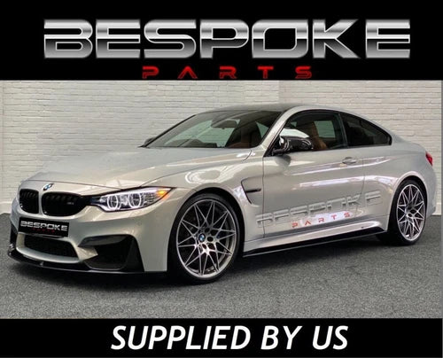 BMW M3 M4 F80 F82 F83 FRONT BUMPER SPLITTER LIP STYLE GLOSS BLACK SPOILER 15+