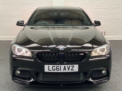 FOR BMW 5 SERIES F10 F11 M5 M SPORT LIP FRONT SPLITTER GLOSS BLACK M PERFORMANCE