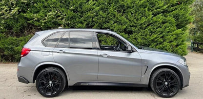FOR BMW X5 F15 F16 M PERFORMANCE MATTE BLACK SIDE STICKERS SKIRT DECALS VINYL