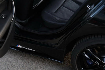 FOR BMW X5 F15 F16 M PERFORMANCE MATTE BLACK SIDE STICKERS SKIRT DECALS VINYL
